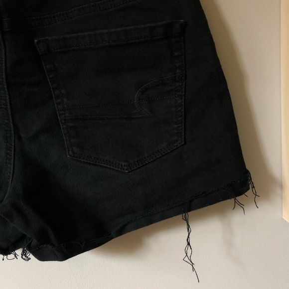 Black American Eagle high rise shorts - Picture 6 of 14